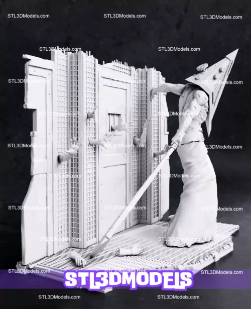 Pyramid Head from Silent Hill STL Model