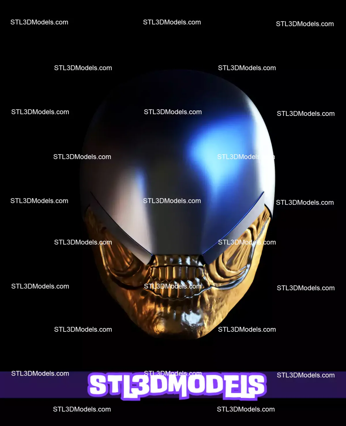 Best Bloodsport Helmet STL 3D Model