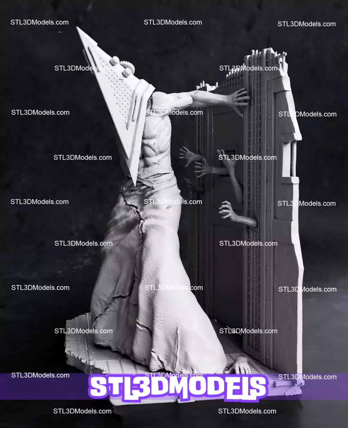 Pyramid Head from Silent Hill STL Model