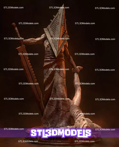 Pyramid Head Diorama STL 3D Model