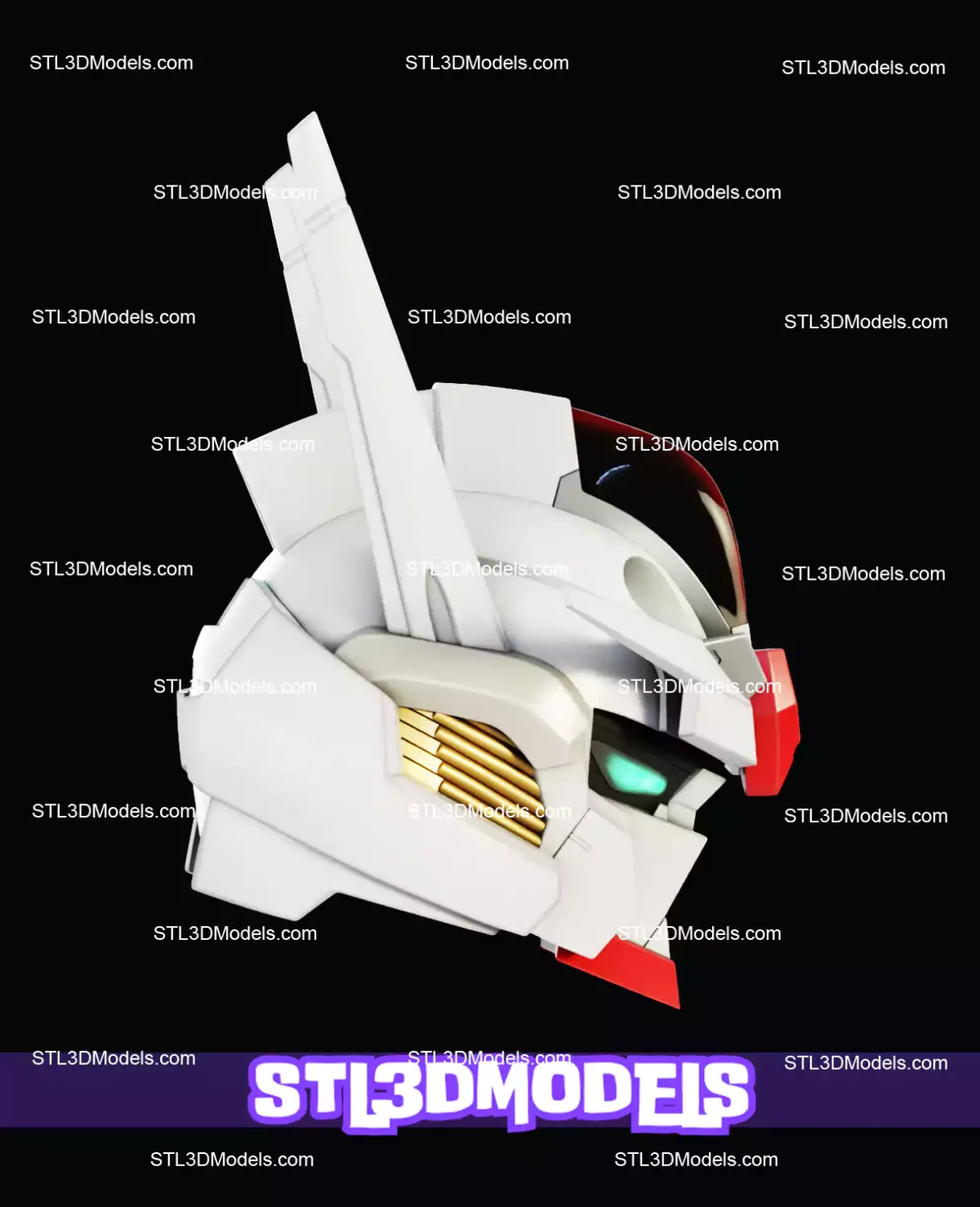 COD Gundam Helmet STL and 3MF Model