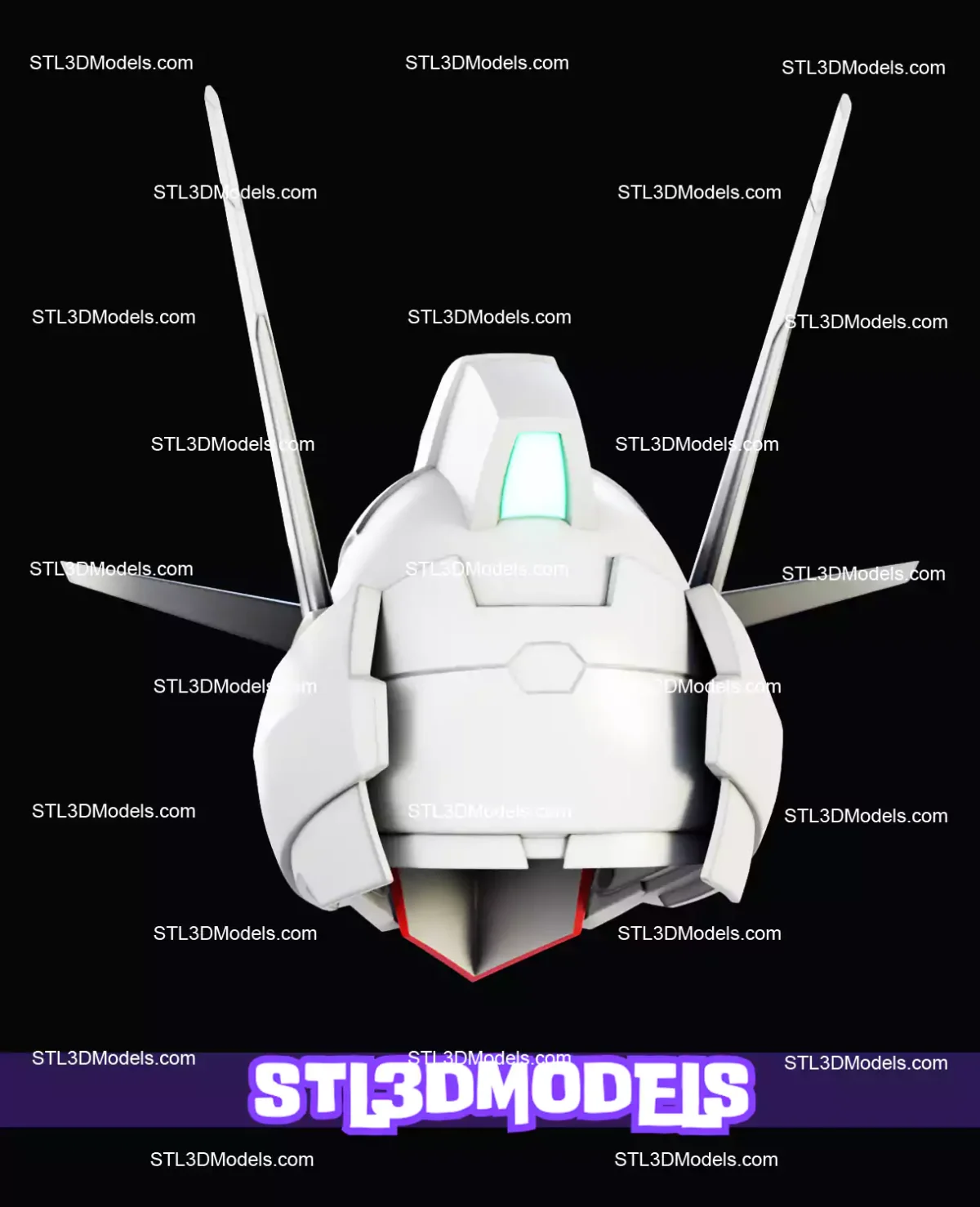 COD Gundam Helmet STL and 3MF Model