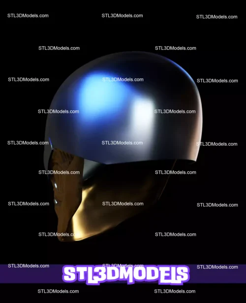 Best Bloodsport Helmet STL 3D Model