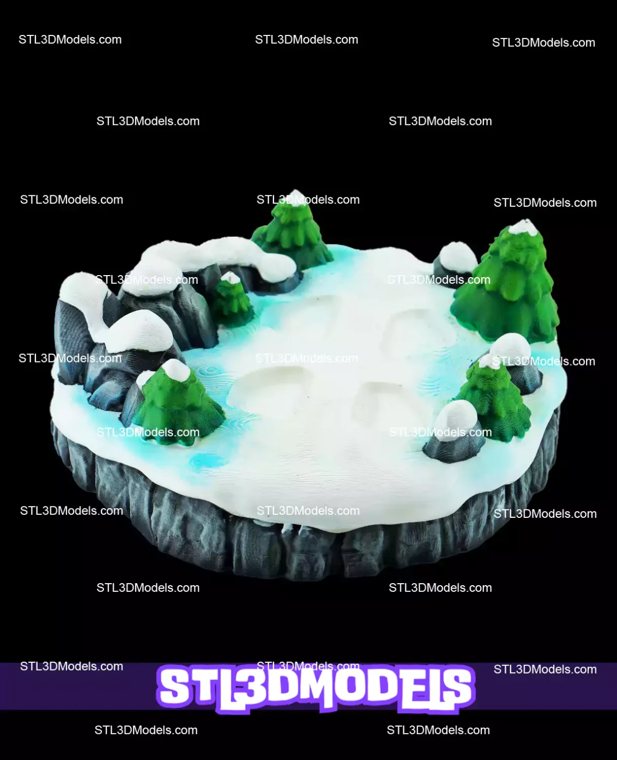 Flexi Christmas Dragon STL and 3MF