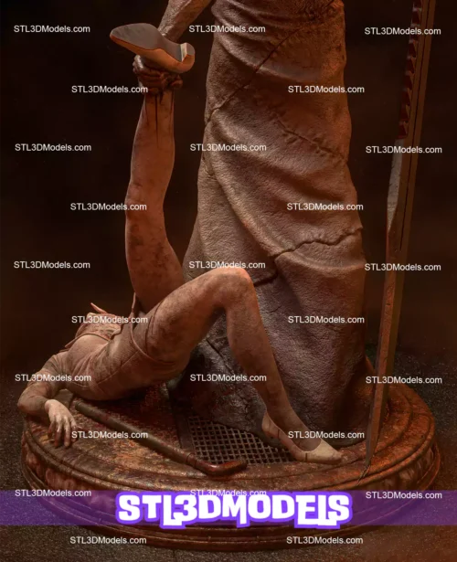 Pyramid Head Diorama STL 3D Model