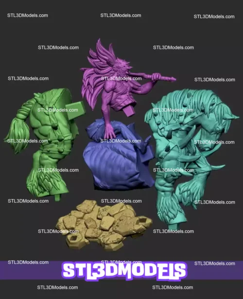 War – Four Horsemen STL 3D Model