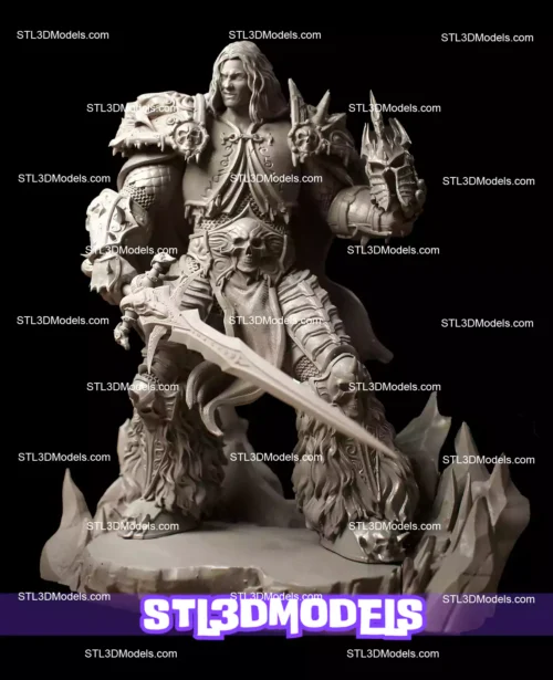 Arthas Menethil The Lich King STL