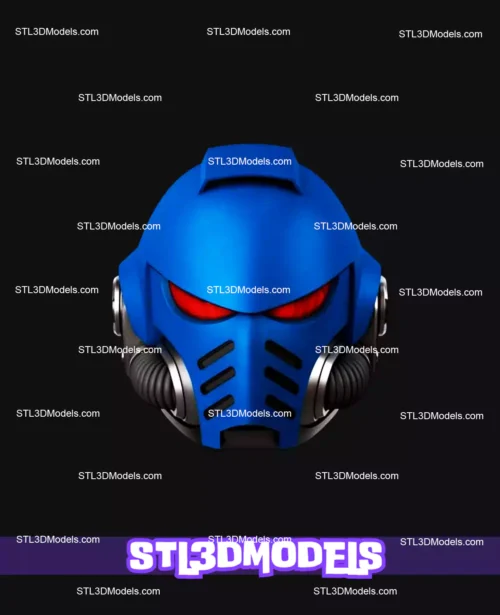 Primaris Hellblaster Helmet STL 3D Model