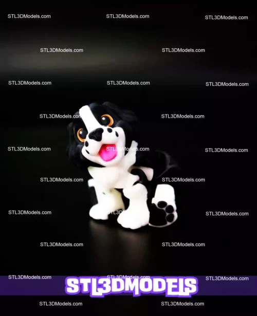 Flexi Baby Springer Spaniel STL and 3MF