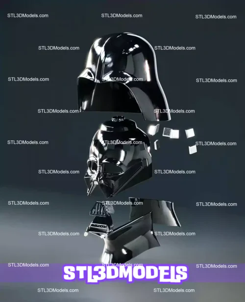 Darth Vader Helmet STL 3D Print Model