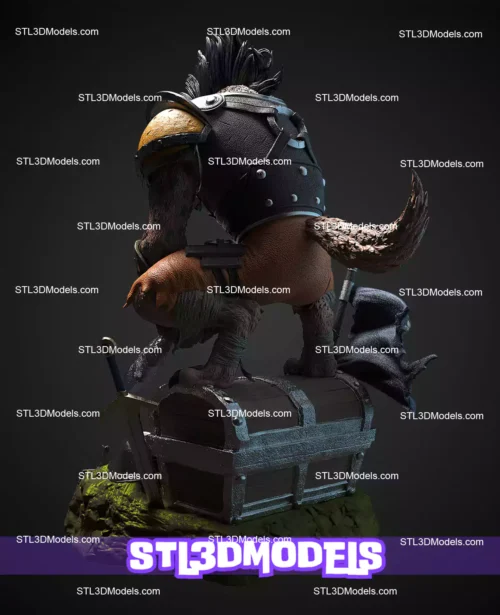 Hogger Statue STL Files and 3D Model