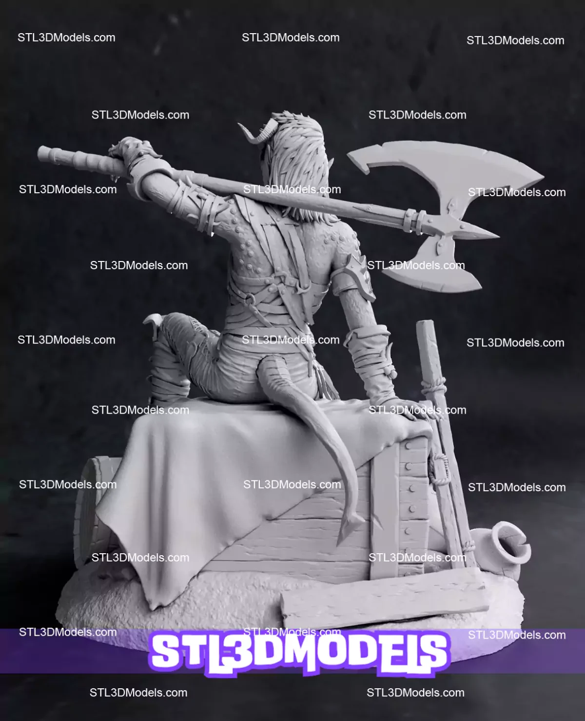 Karlach Baldurs Gate 3 STL