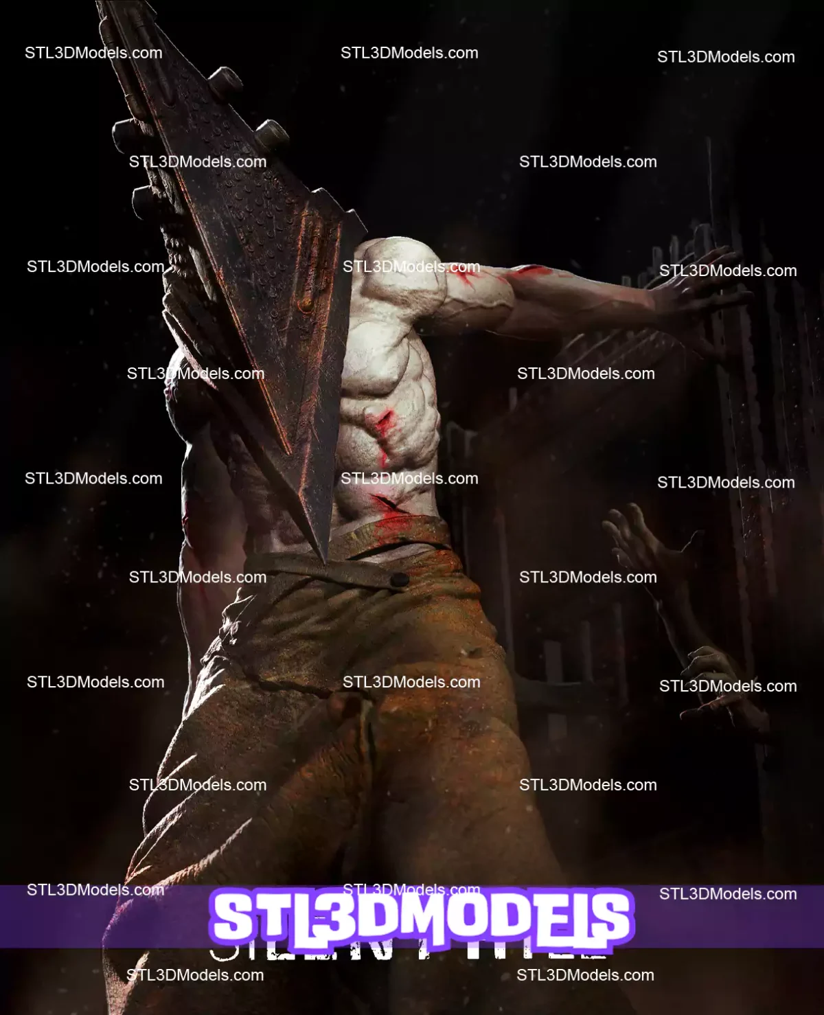Pyramid Head from Silent Hill STL Model