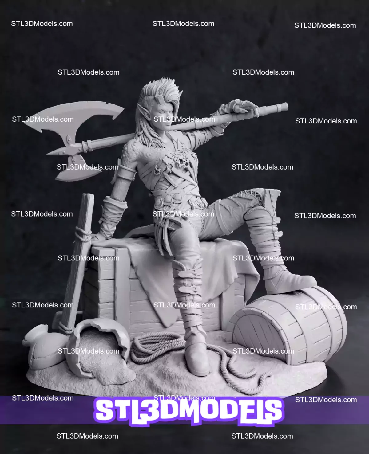 Karlach Baldurs Gate 3 STL