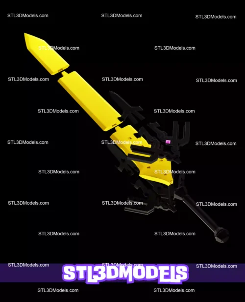Magik Rivals Sword STL 3D Model