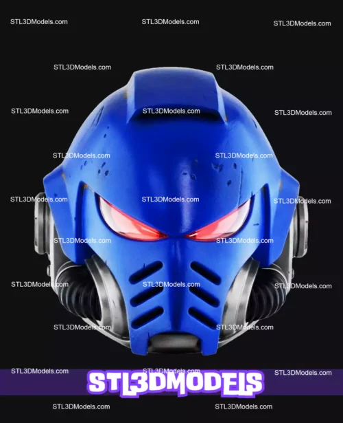 Space Marine Helmet STL and 3MF