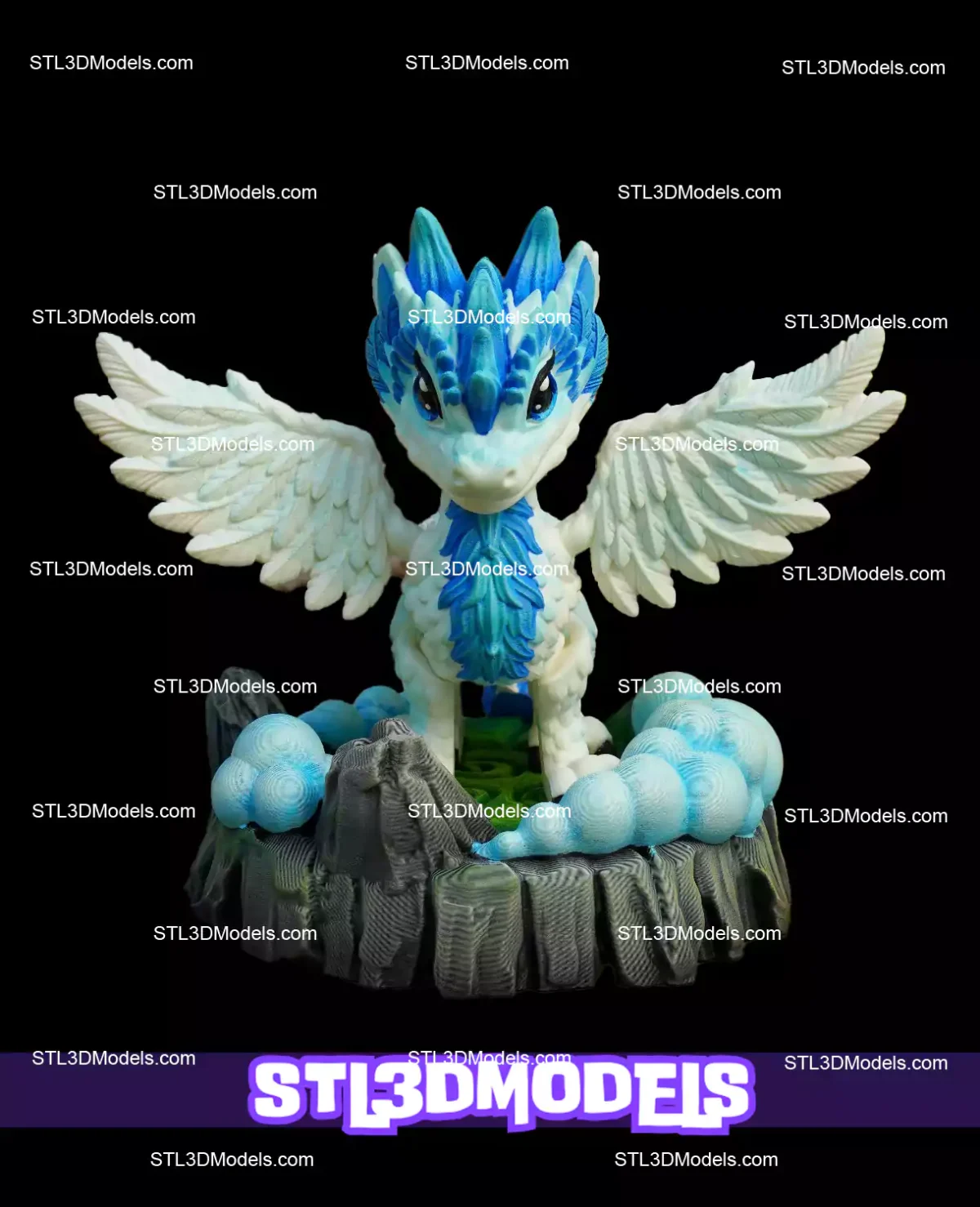 Flexi Air Dragon STL and 3MF Model