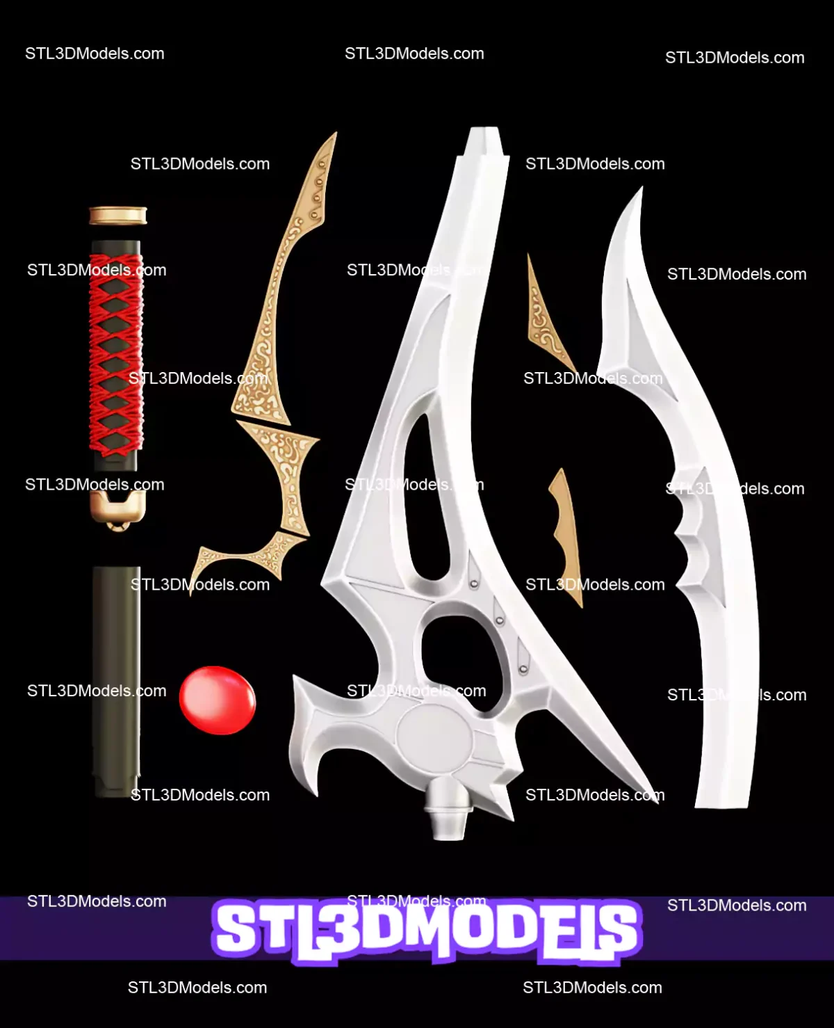 Sengoku Blade of Darkness STL 3D Print Files