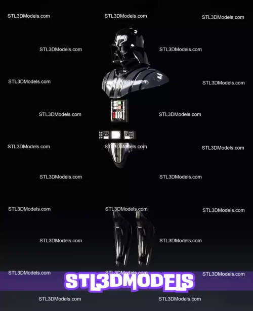 Darth Vader Armor STL 3D Print Model