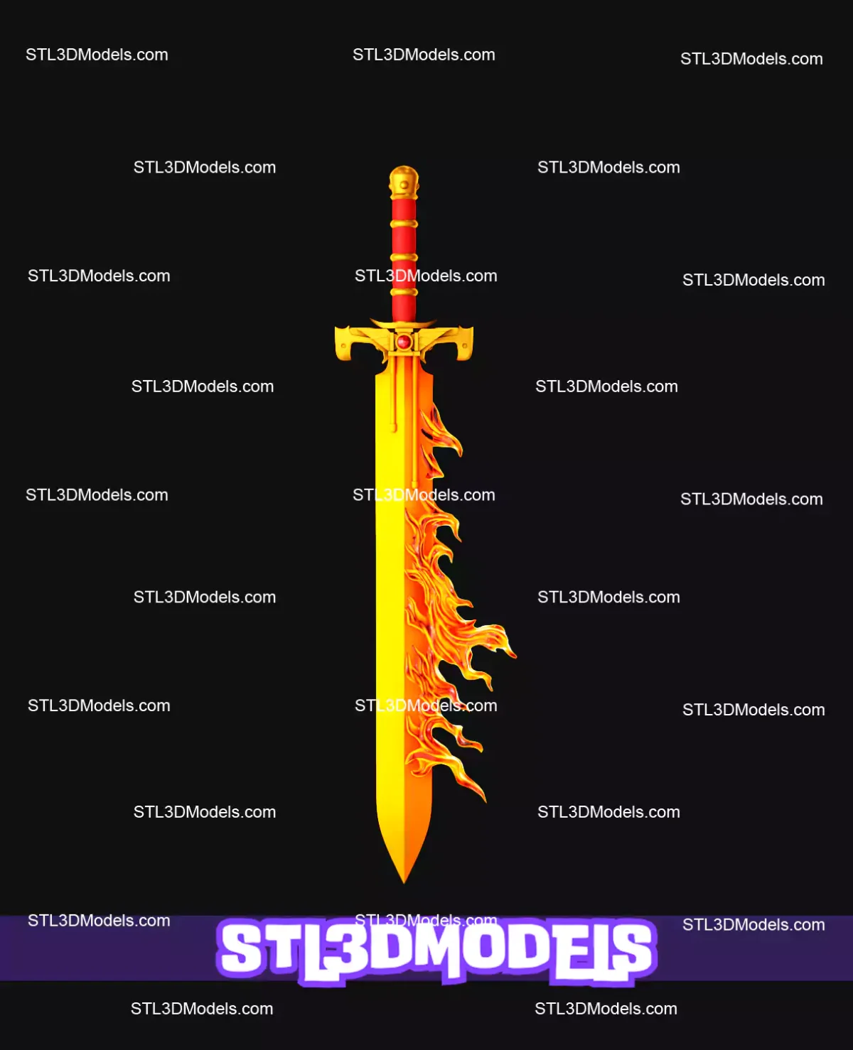 Emperor’s Sword Warhammer 40K STL 3D Model