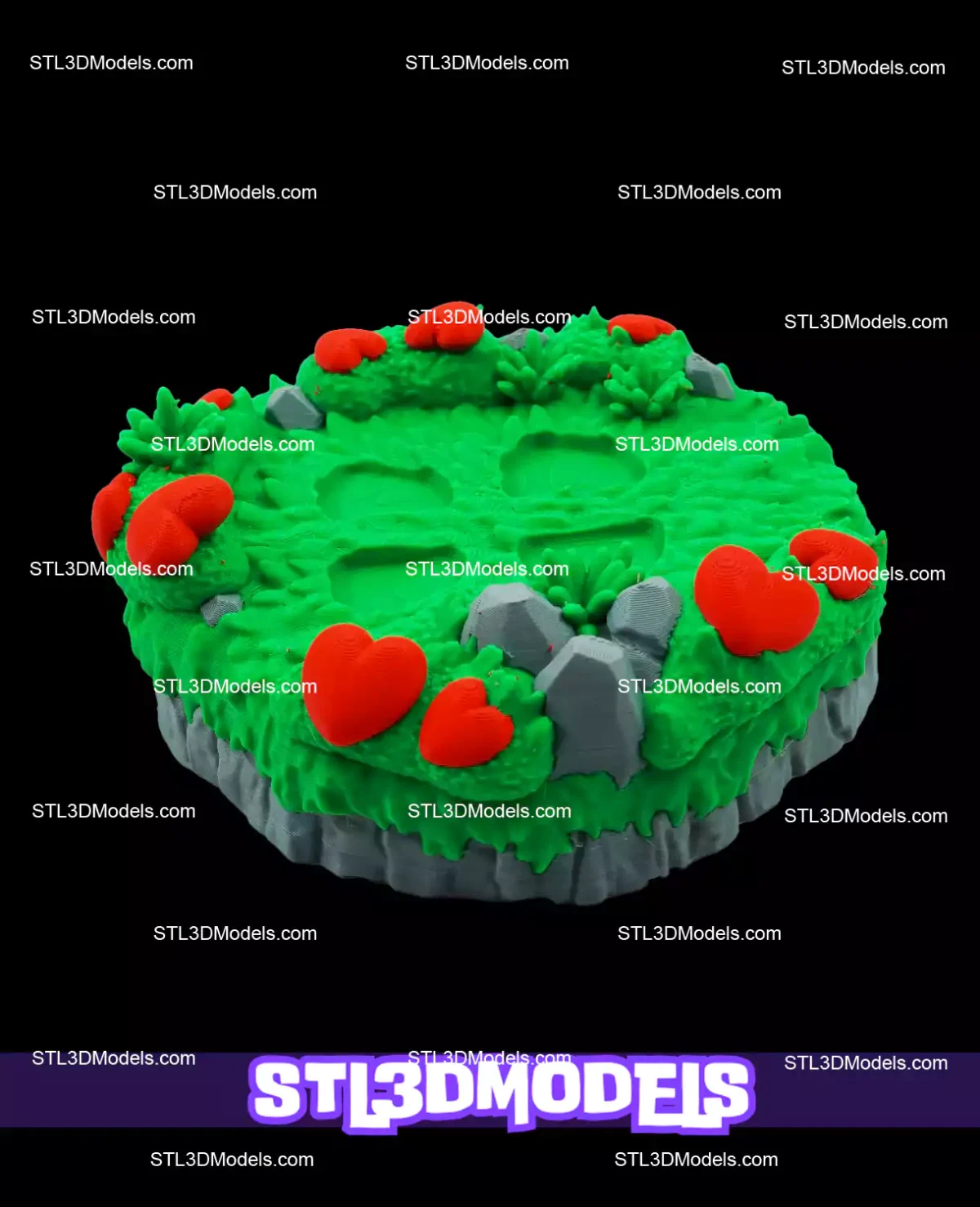 Flexi Valentine Dragon STL and 3MF