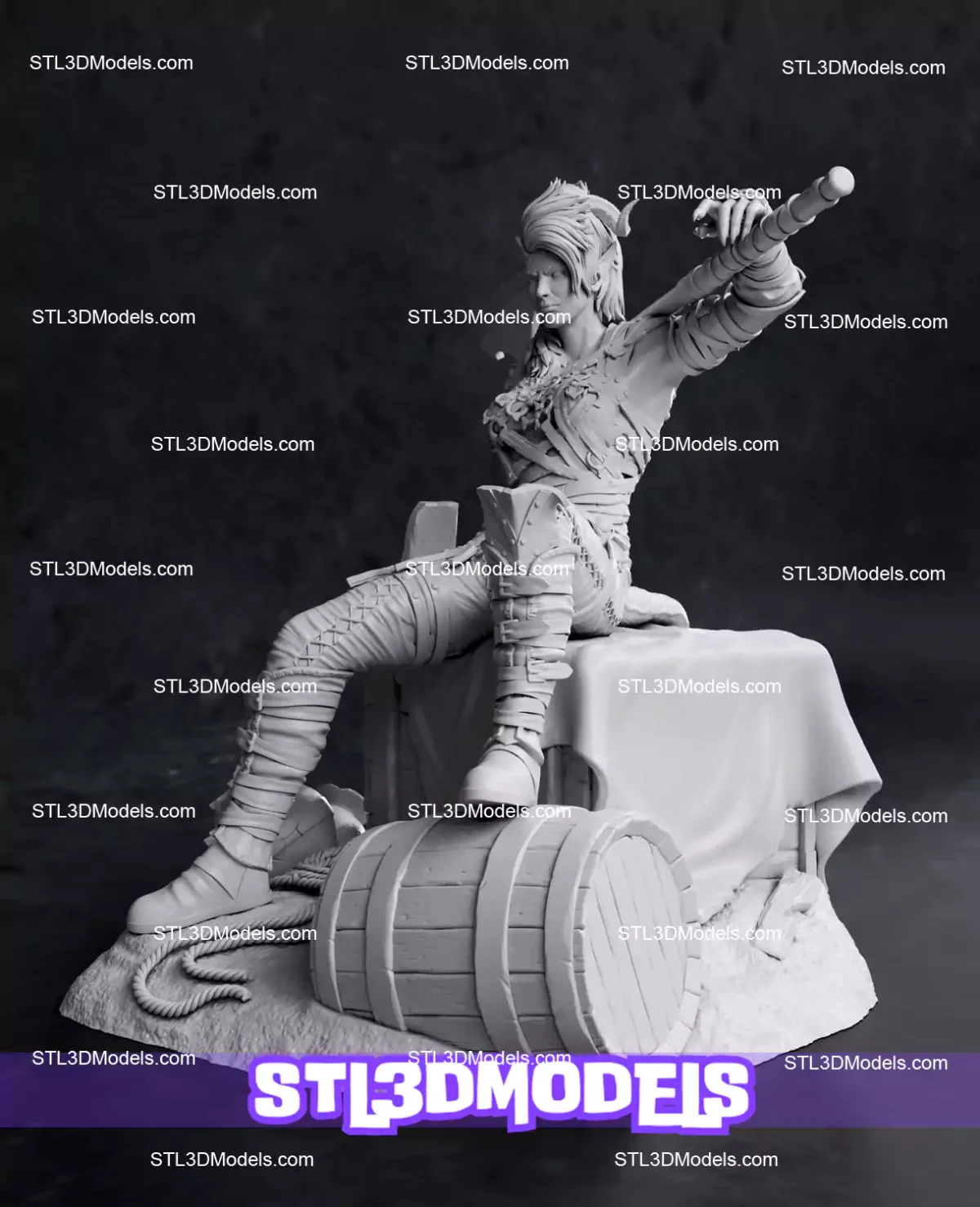 Karlach Baldurs Gate 3 STL