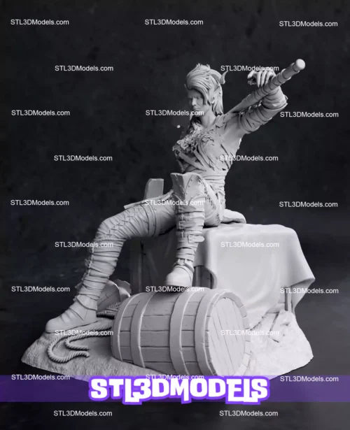 Karlach Baldurs Gate 3 STL