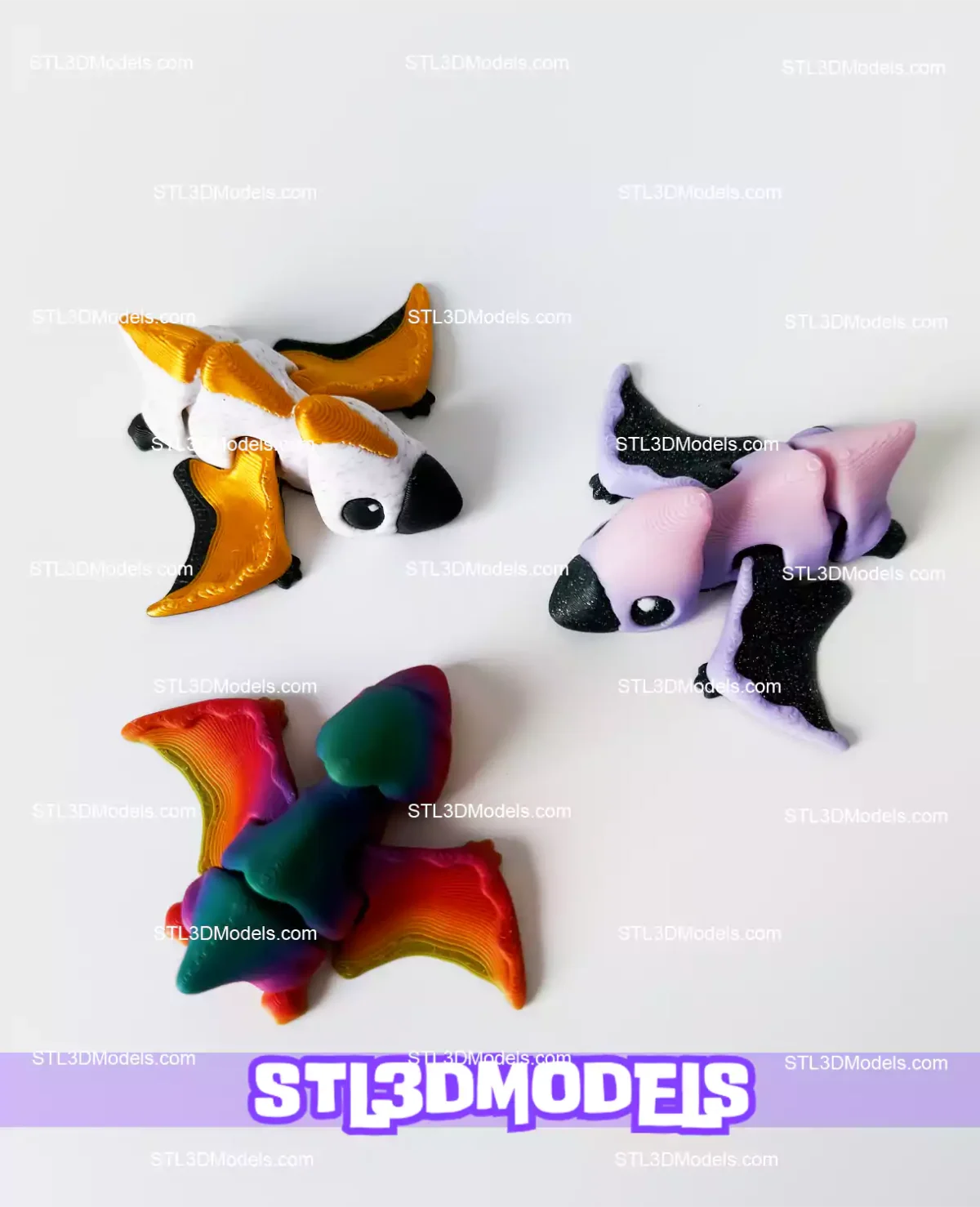 Pterodactyl Flexi STL And 3MF Model