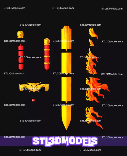 Emperor’s Sword Warhammer 40K STL 3D Model