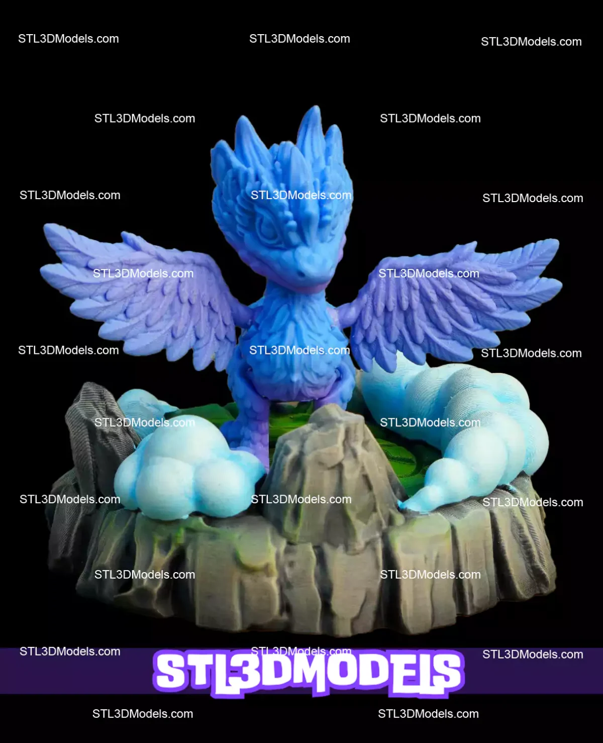 Flexi Air Dragon STL and 3MF Model