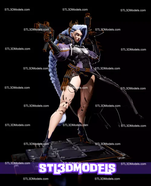 Rin Killer Cyberpunk Warrior STL Model