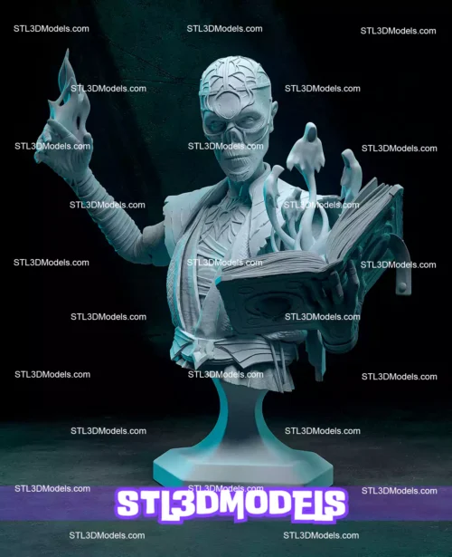 Withers Baldurs Gate 3 Bust 3D Print Model