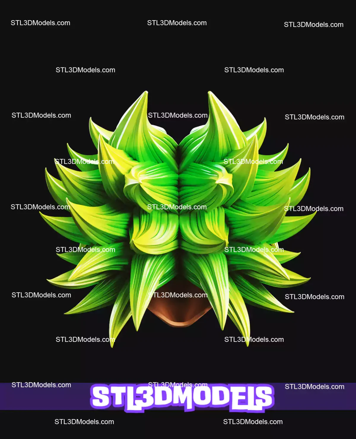 Broly Mask STL 3D Print Model