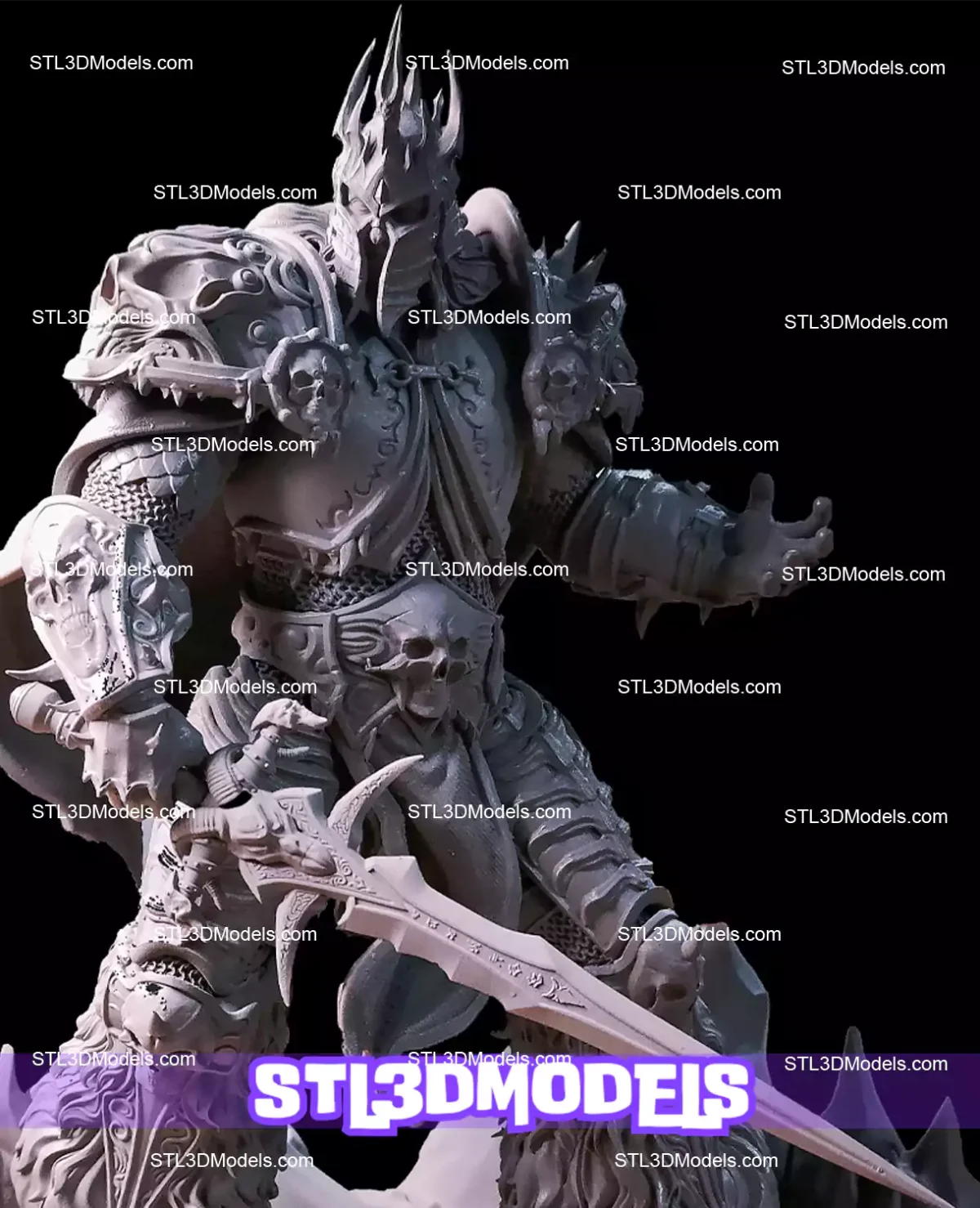 Arthas Menethil The Lich King STL