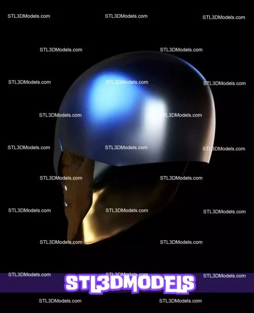 Best Bloodsport Helmet STL 3D Model