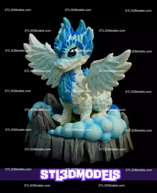 Flexi Air Dragon STL and 3MF Model