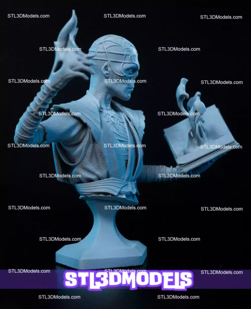 Withers Baldurs Gate 3 Bust 3D Print Model