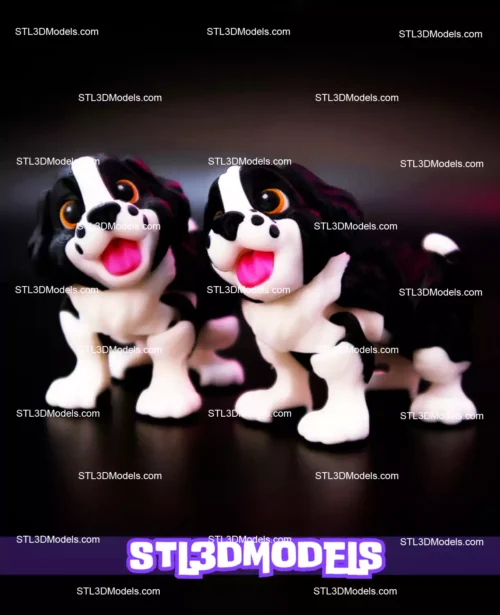 Flexi Baby Springer Spaniel STL and 3MF