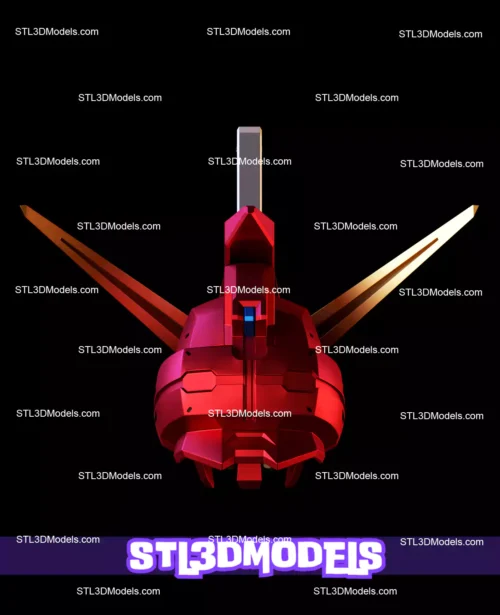 ZGMF-X09A Justice Gundam Helmet STL Model
