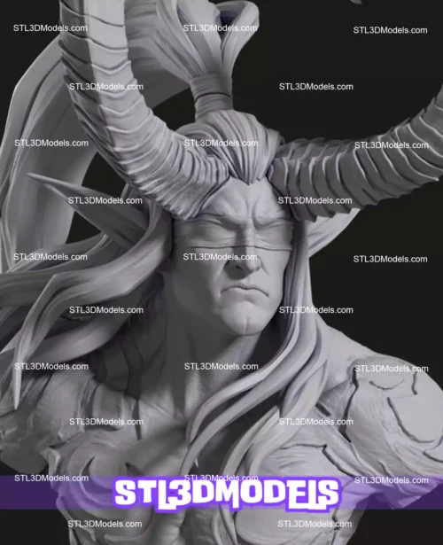 Illidan Stormrage Bust STL