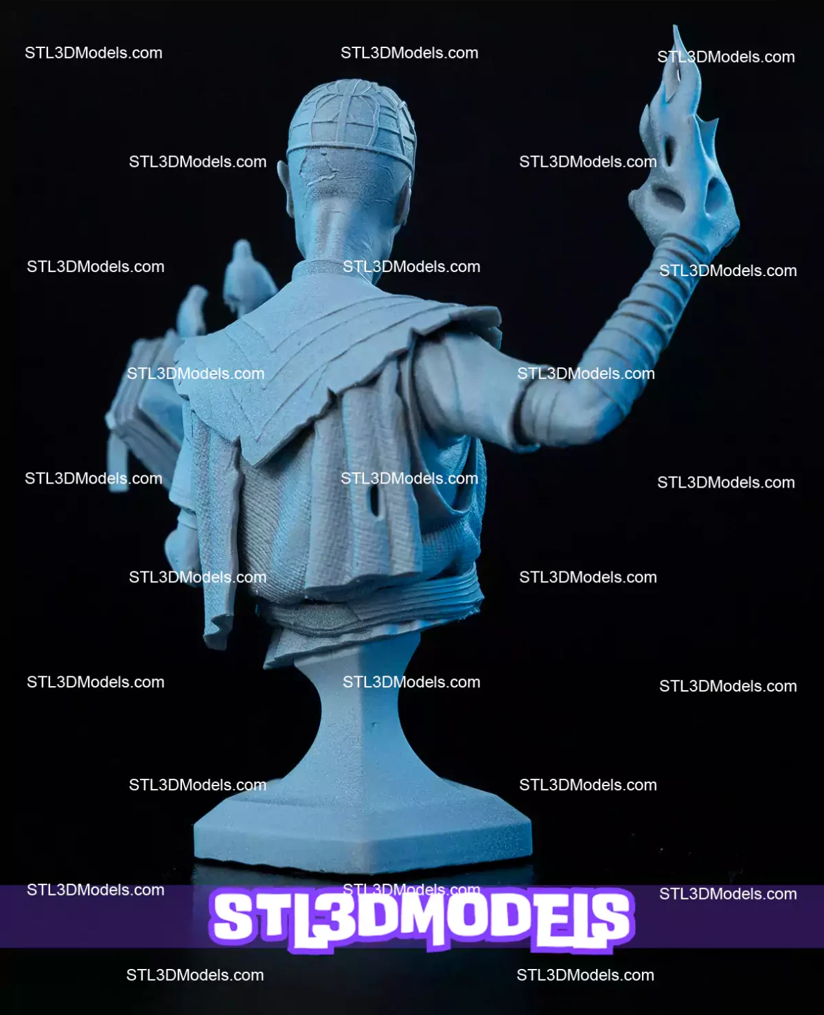 Withers Baldurs Gate 3 Bust 3D Print Model