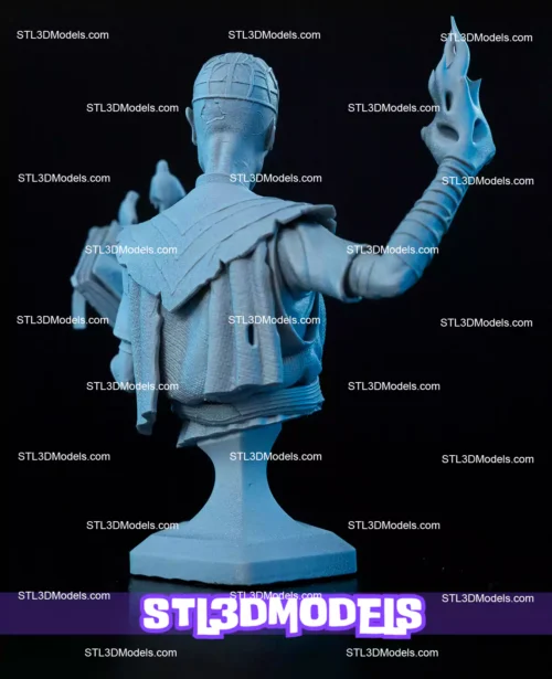 Withers Baldurs Gate 3 Bust 3D Print Model