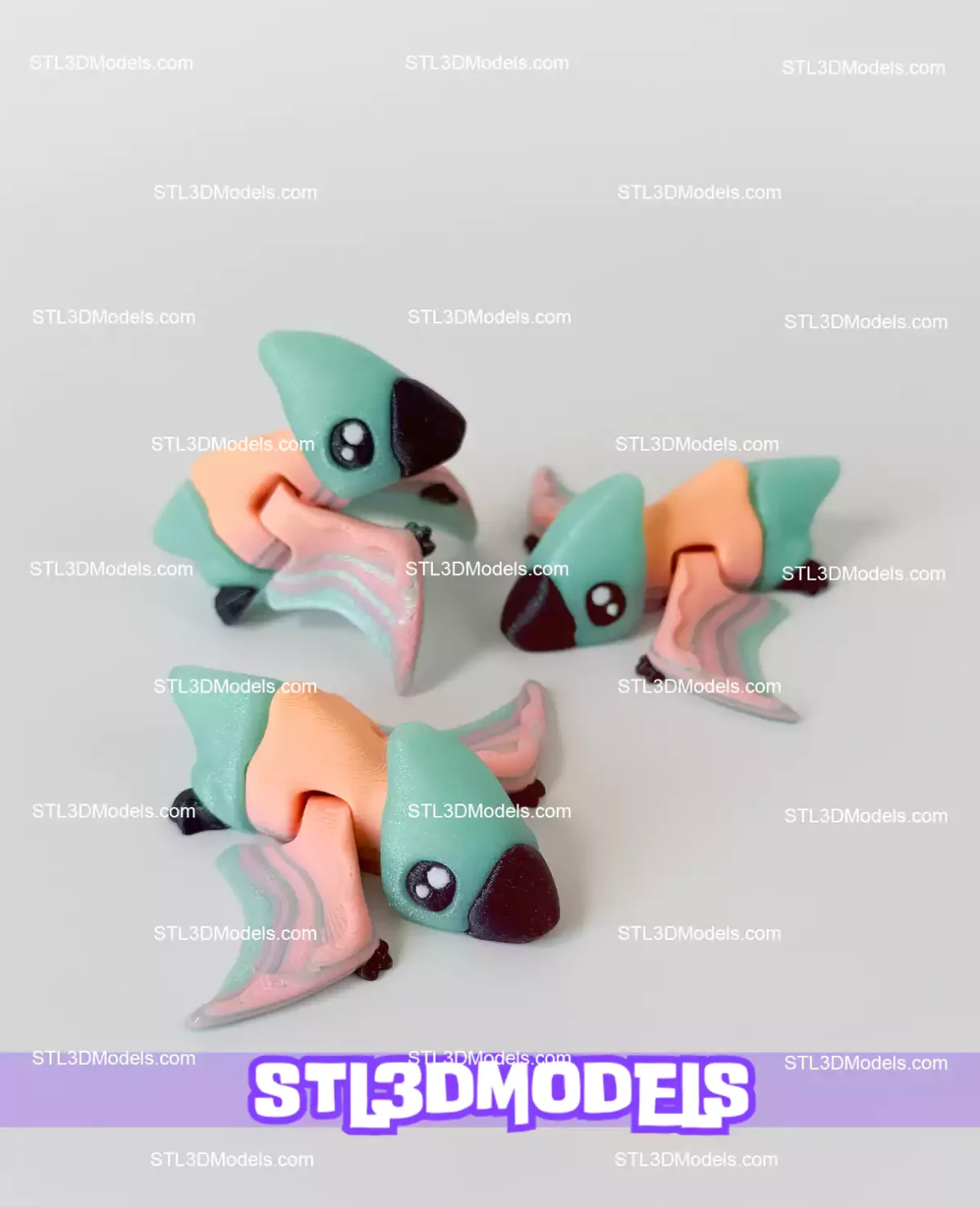Pterodactyl Flexi STL And 3MF Model