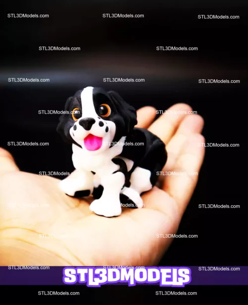 Flexi Baby Springer Spaniel STL and 3MF
