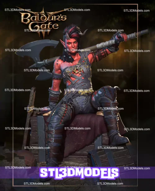 Karlach Baldurs Gate 3 STL
