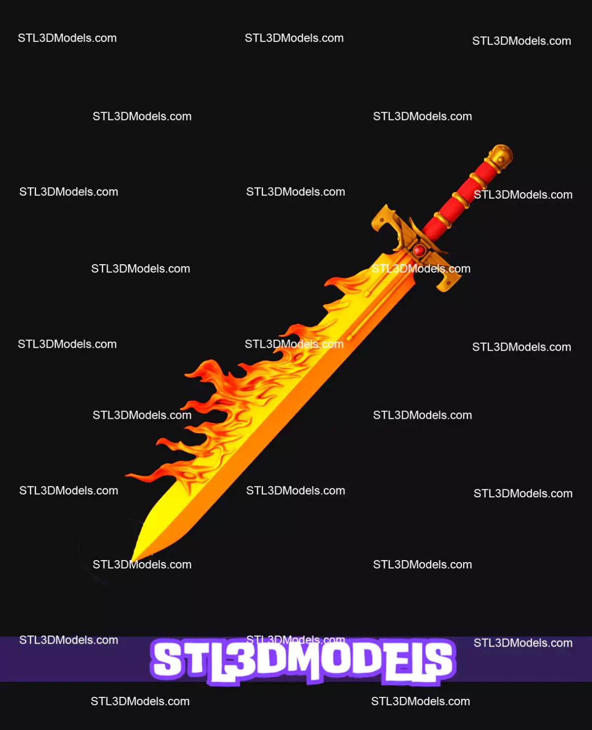 Emperor’s Sword Warhammer 40K STL 3D Model
