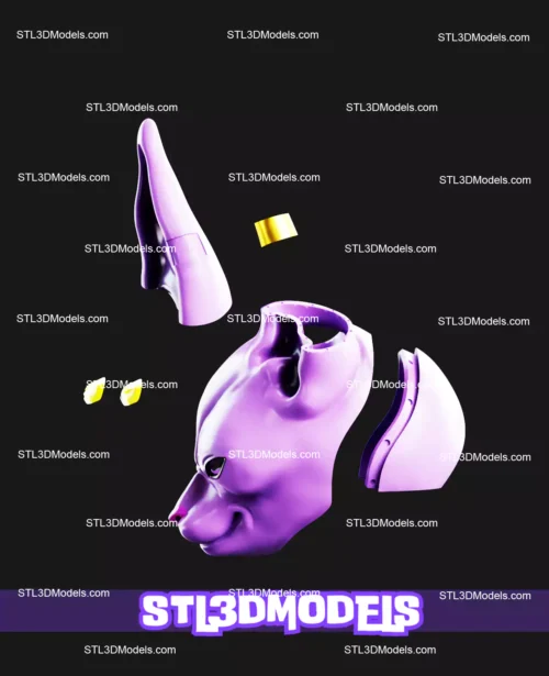 Beerus Mask STL 3D Print Model