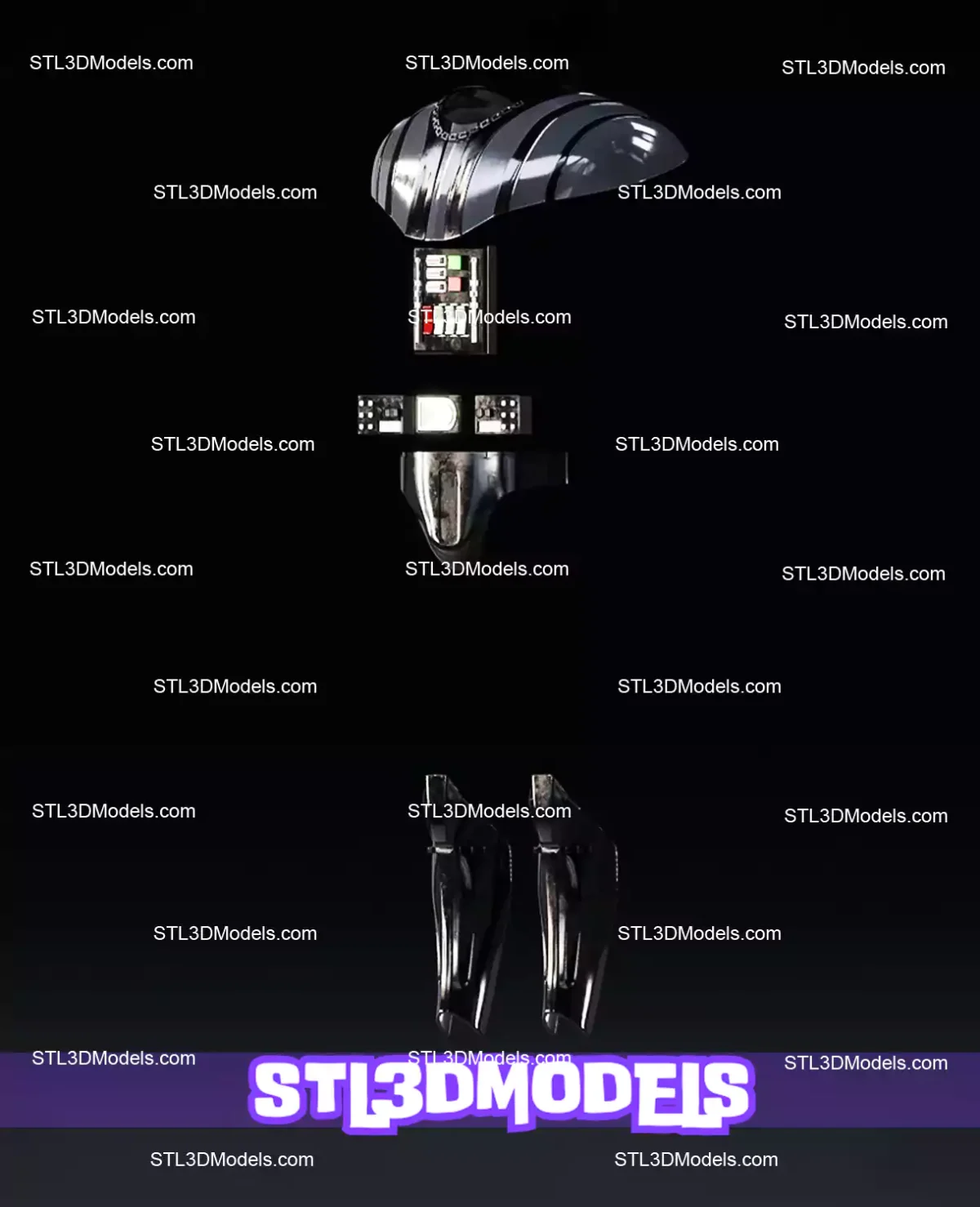 Darth Vader Armor STL 3D Print Model