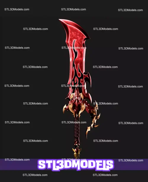 Demon King Daggers STL 3D Model