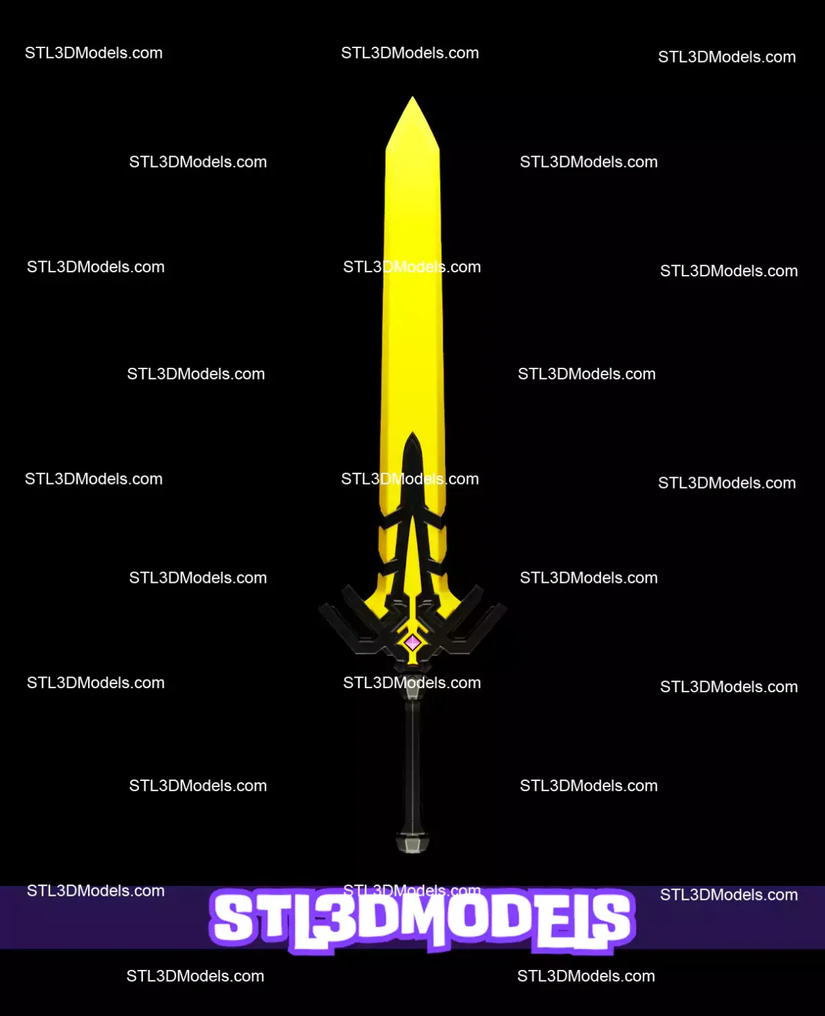 Magik Rivals Sword STL 3D Model